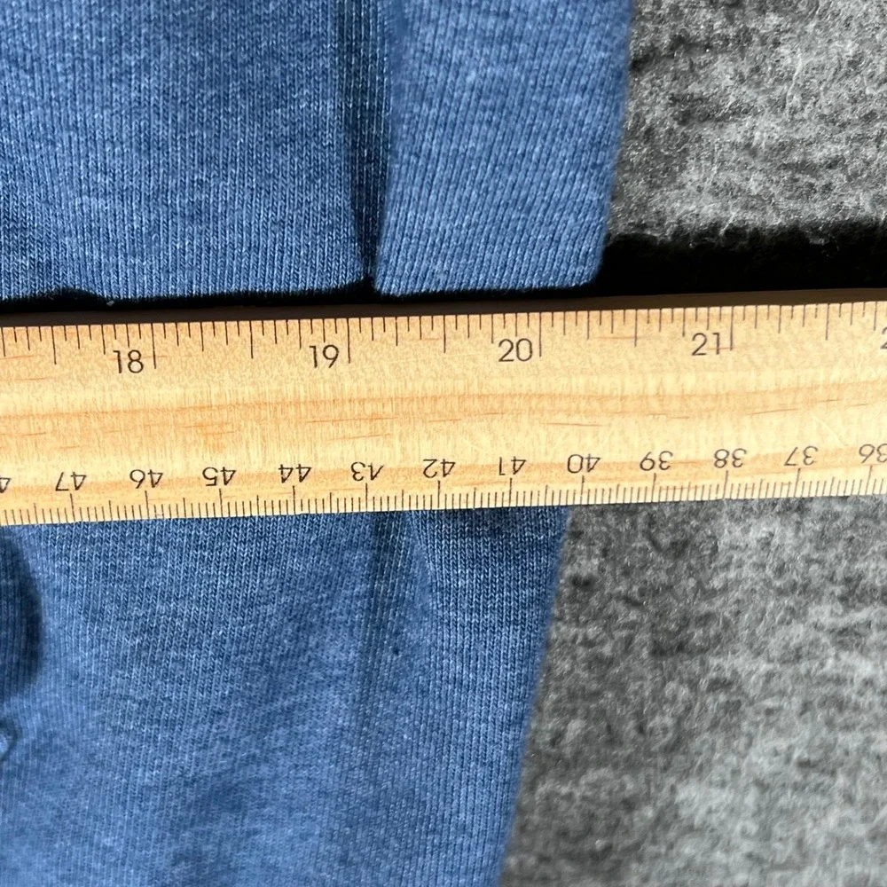 The North Face Pullover Hoodie Sweatshirt Mens Size M Blue Logo